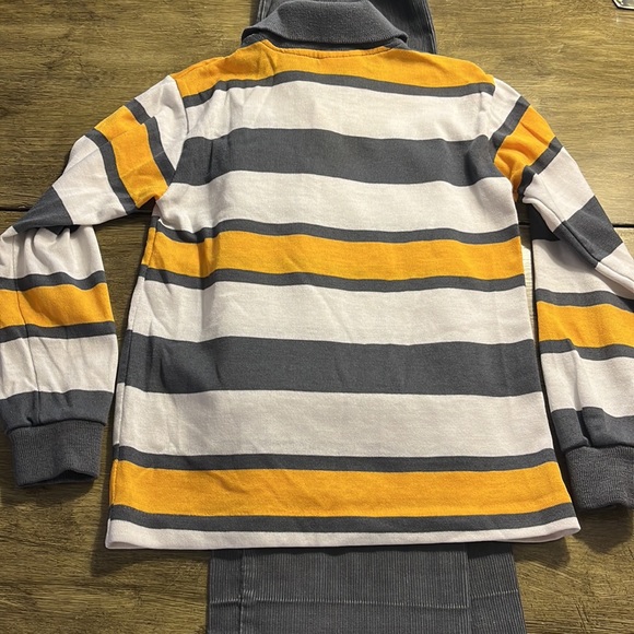 Vtg Healthtex Boy Sz 6 Multicolored Striped Polo With Corduroy Pants Set USA - Picture 8 of 16